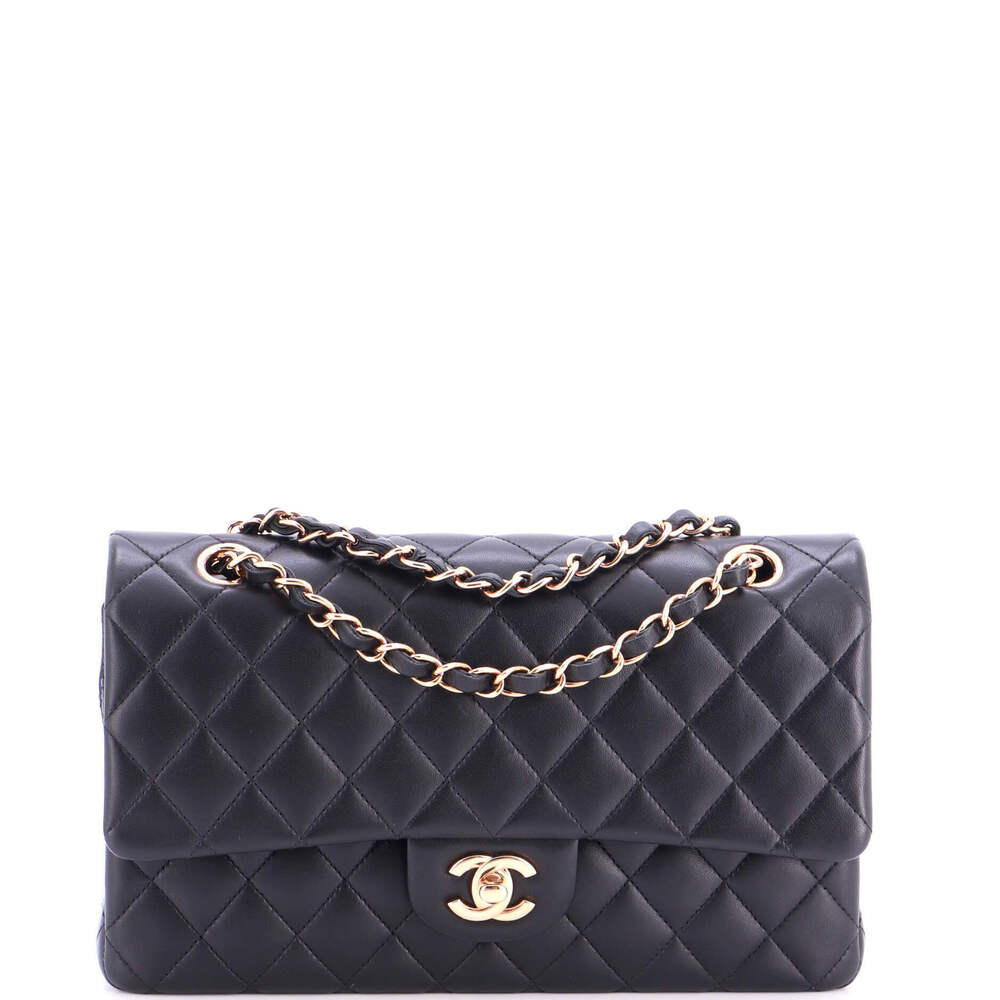 Chanel Medium Classic Double Flap Bag Quilted Lambskin
